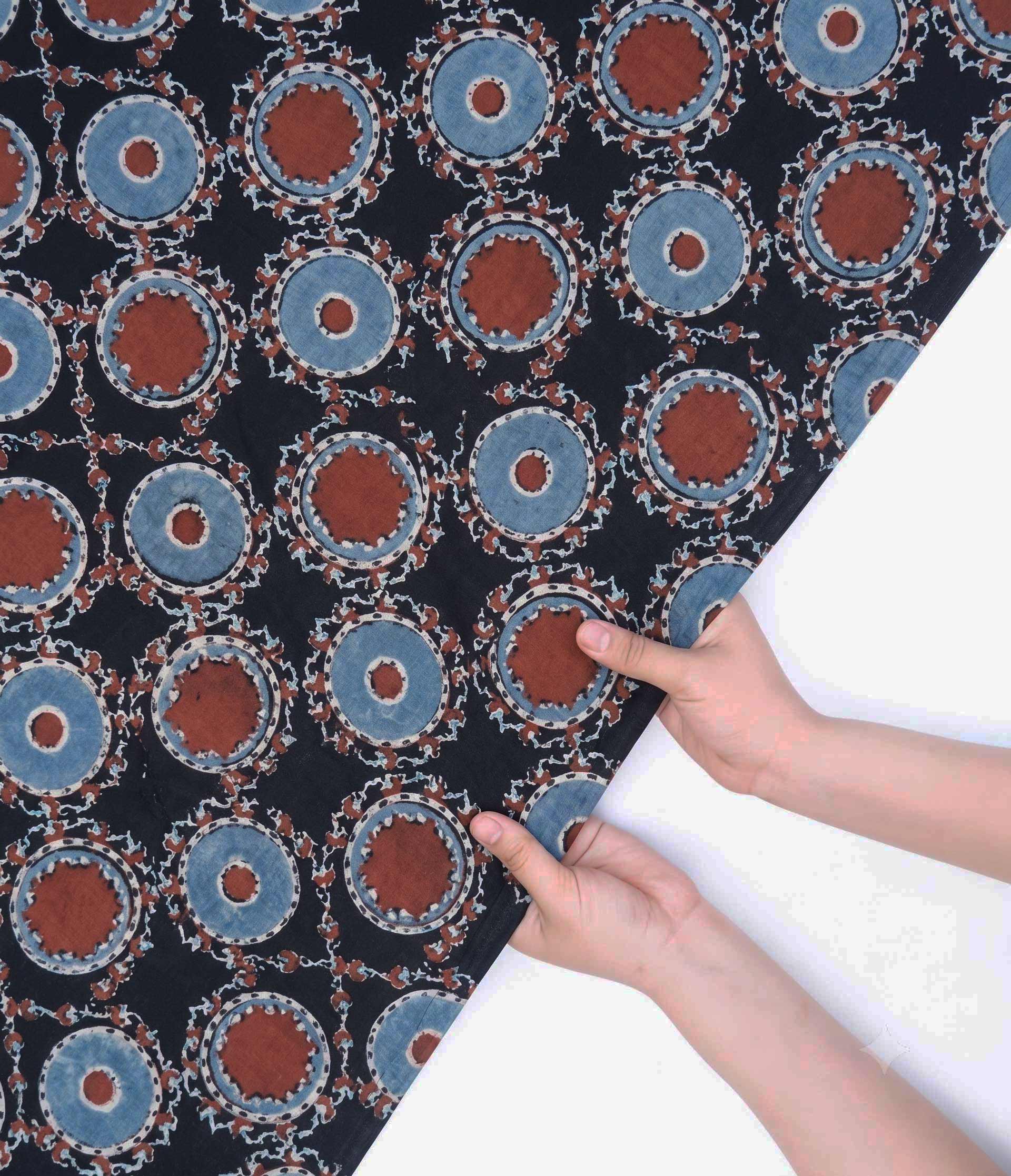 Cotton Fabric - Farhana Black