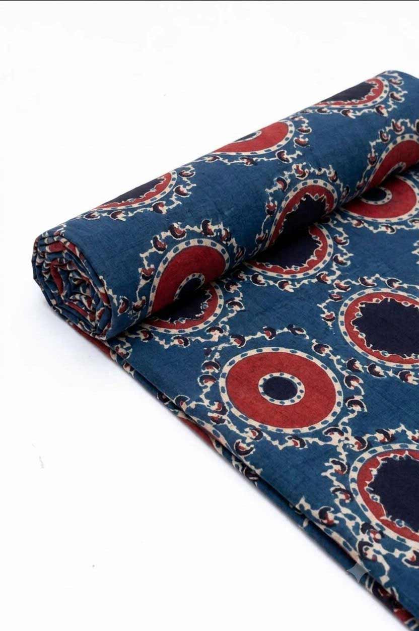 Cotton Fabric - Farhana Indigo