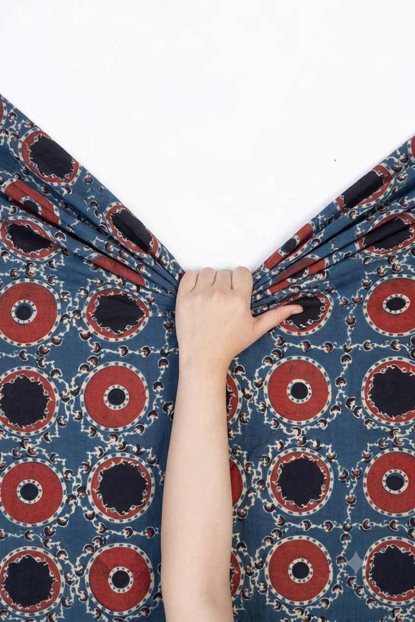 Cotton Fabric - Farhana Indigo