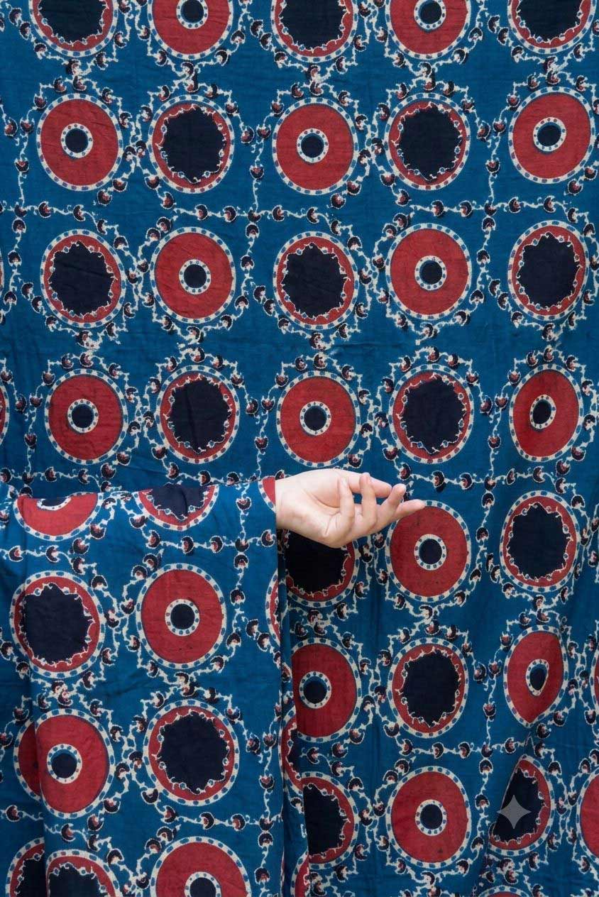 Cotton Fabric - Farhana Indigo
