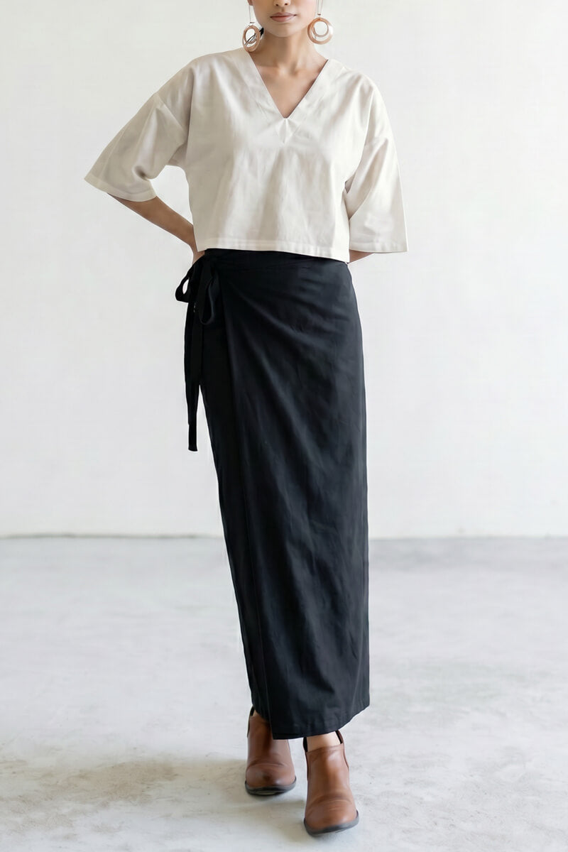 Wrap Skirt - Black