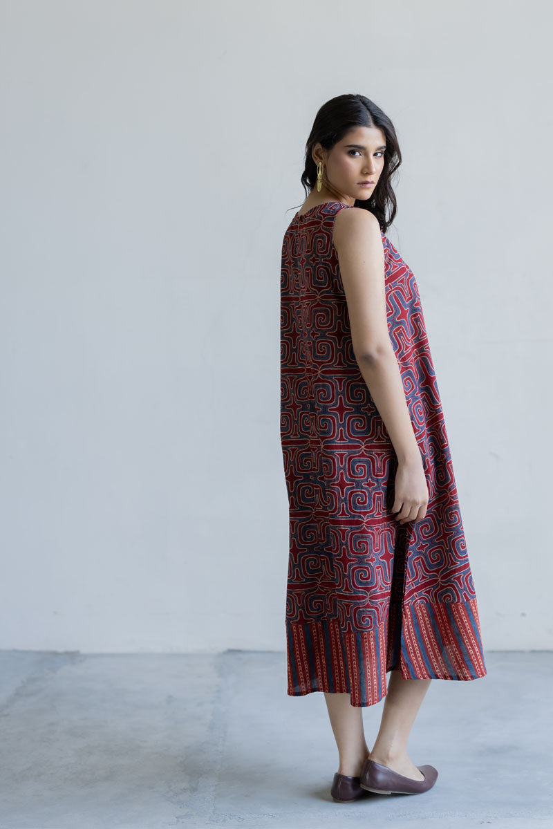 Easy Charm Dress - Prithvi Red