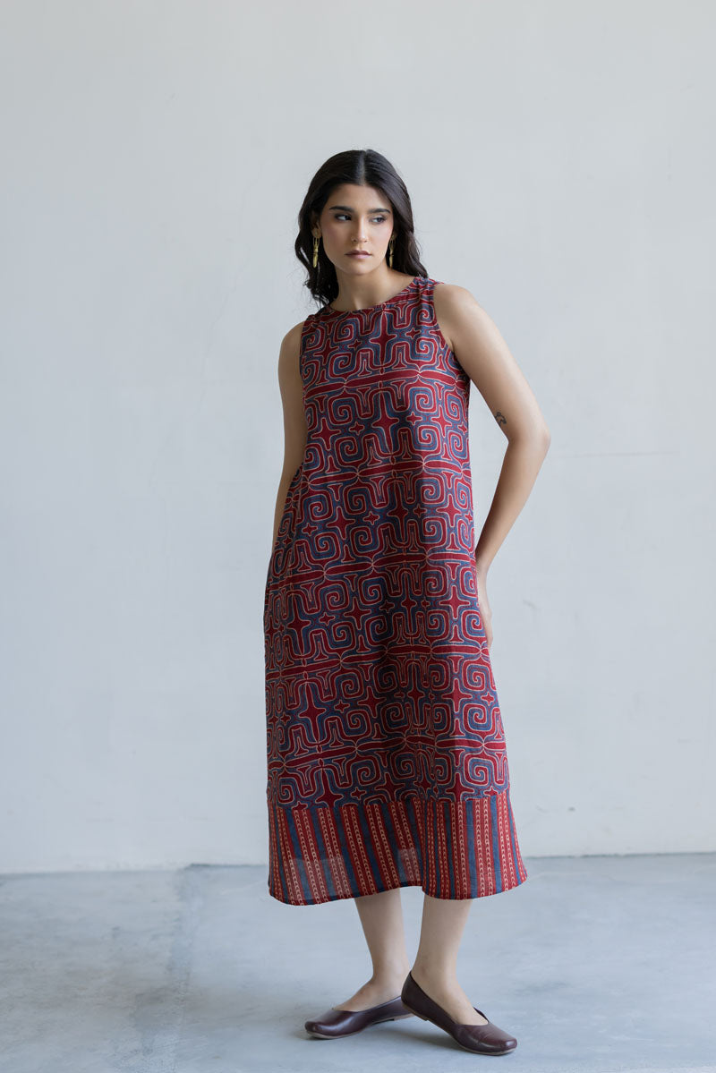 Easy Charm Dress - Prithvi Red