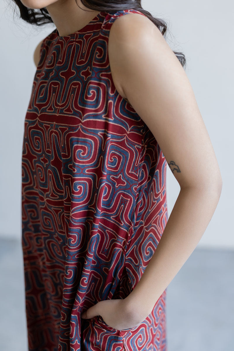 Easy Charm Dress - Prithvi Red