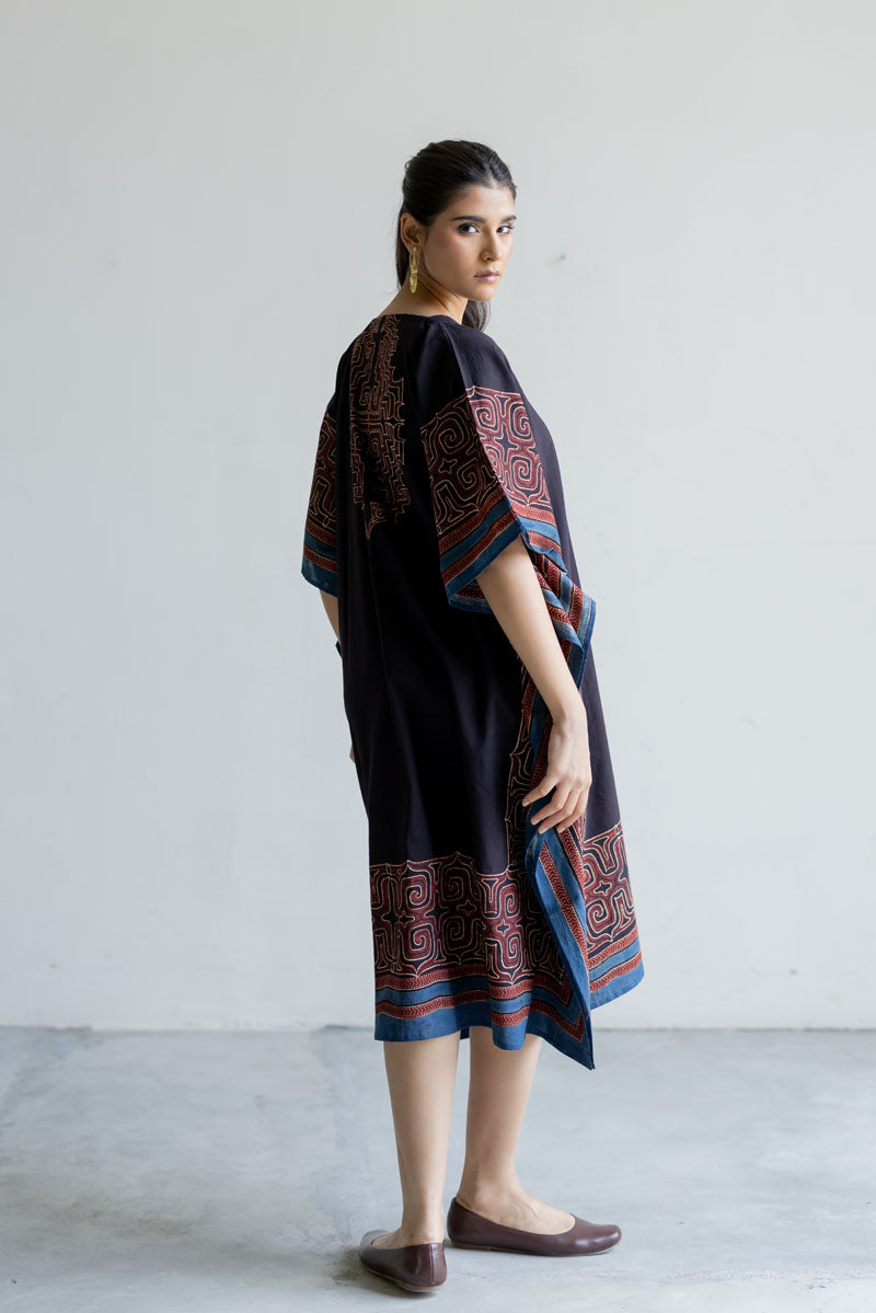 Freesize Kaftan - Prithvi Black