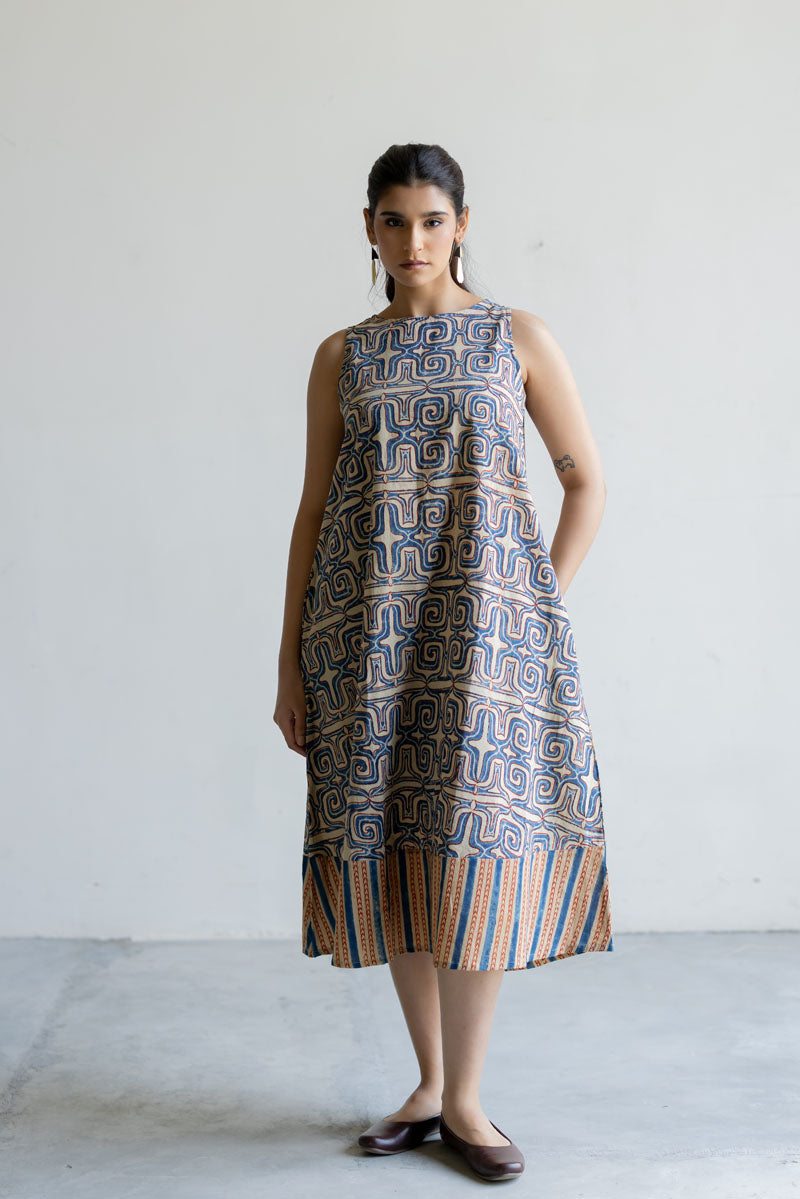 Easy Charm Dress - Prithvi Natural White