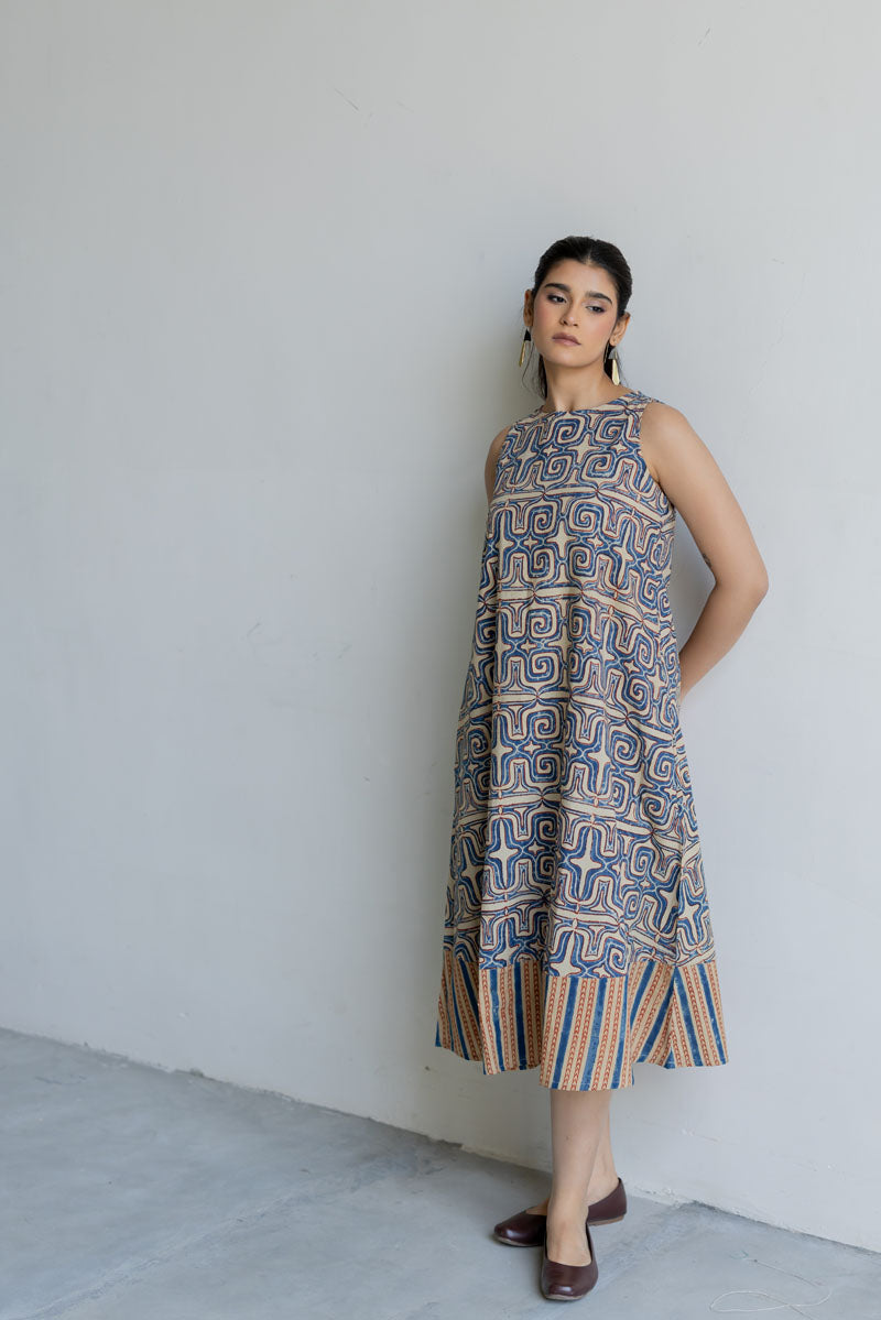 Easy Charm Dress - Prithvi Natural White