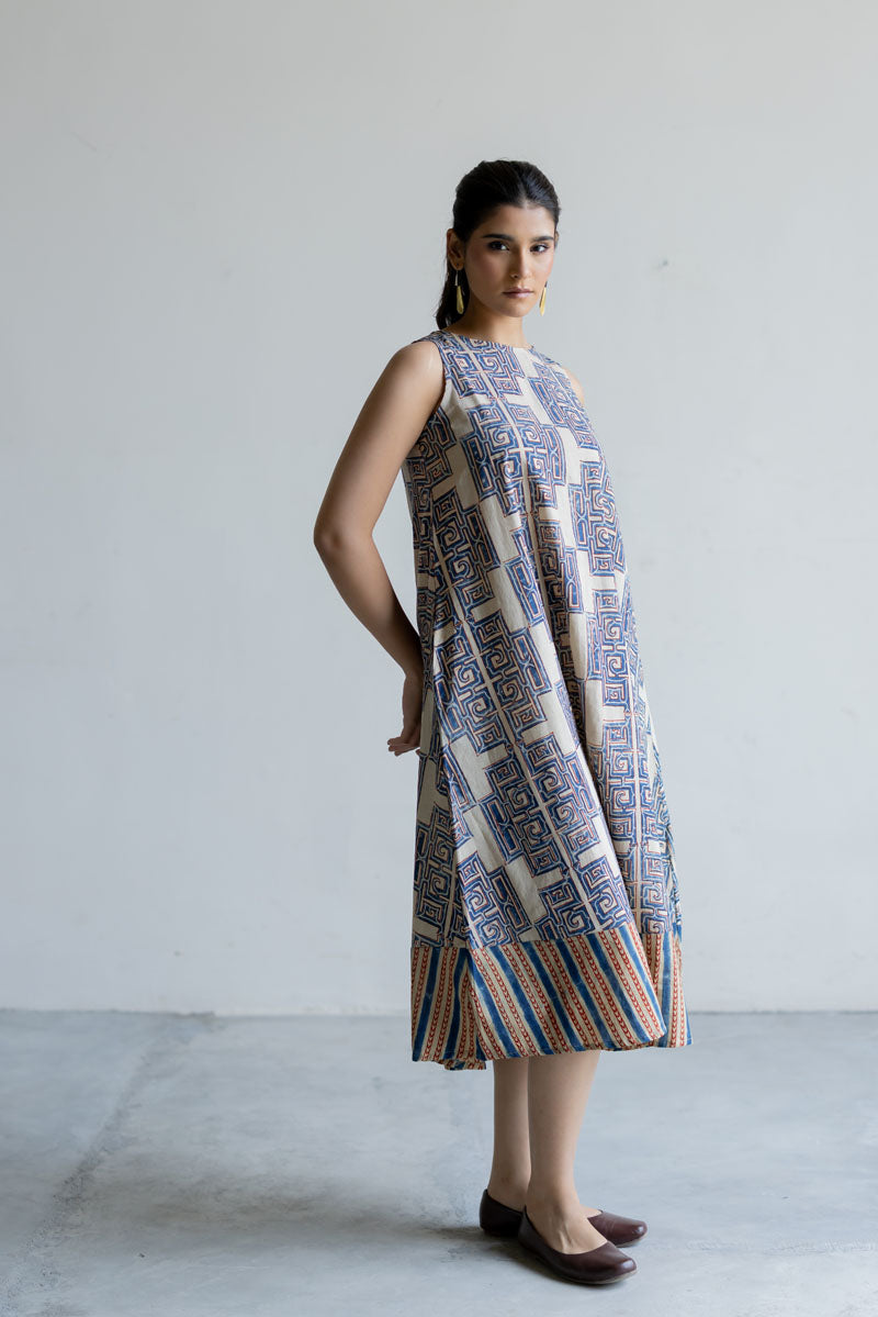 Easy Charm Dress - Avani Natural White