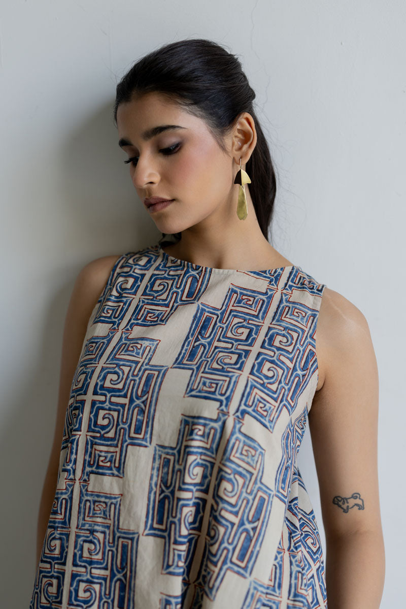 Easy Charm Dress - Avani Natural White