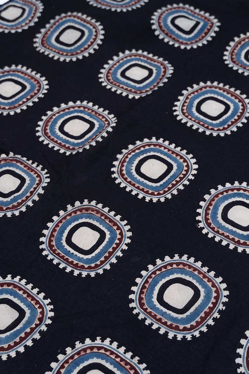 Cotton Fabric - Aki Black