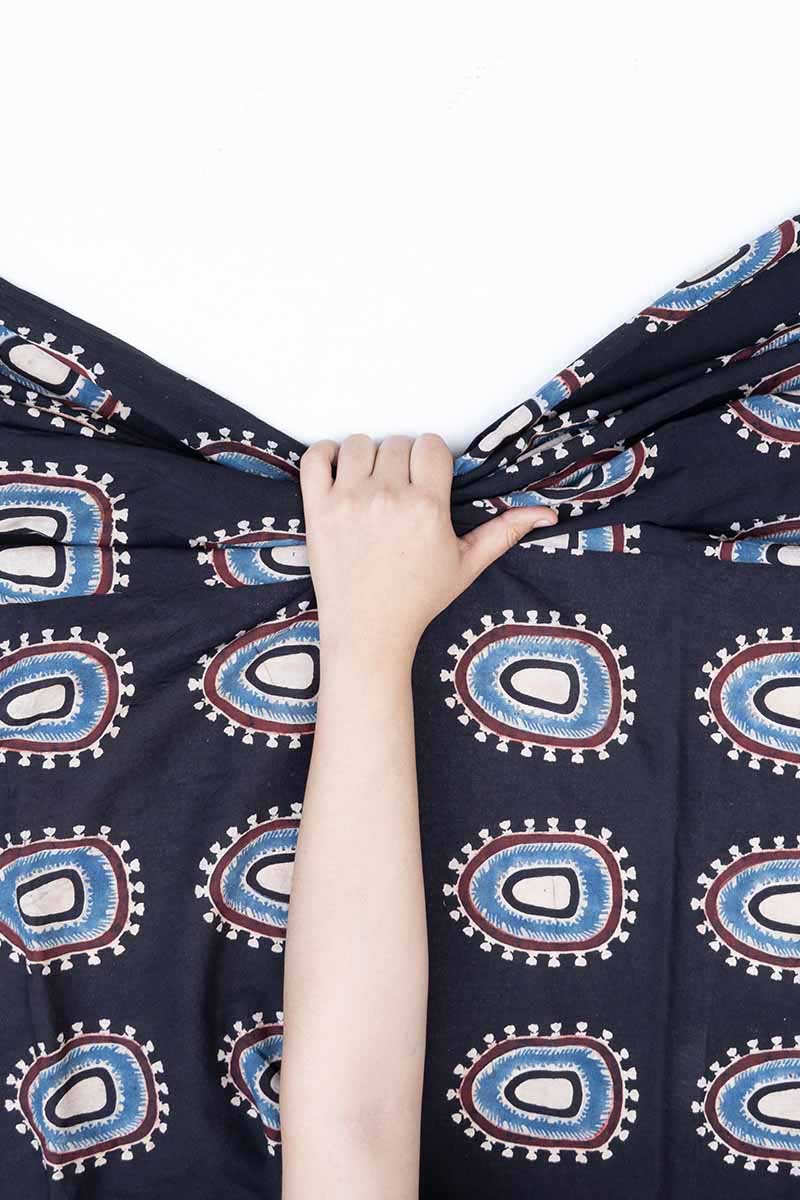 Cotton Fabric - Yuna Black