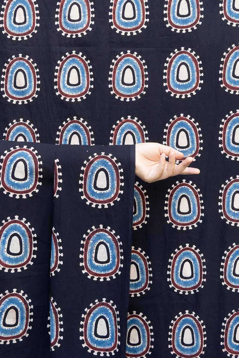 Cotton Fabric - Yuna Black
