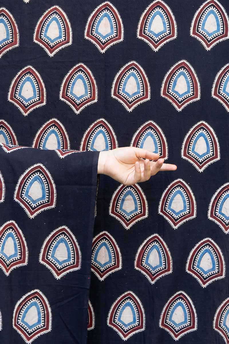 Cotton Fabric - Aya Black