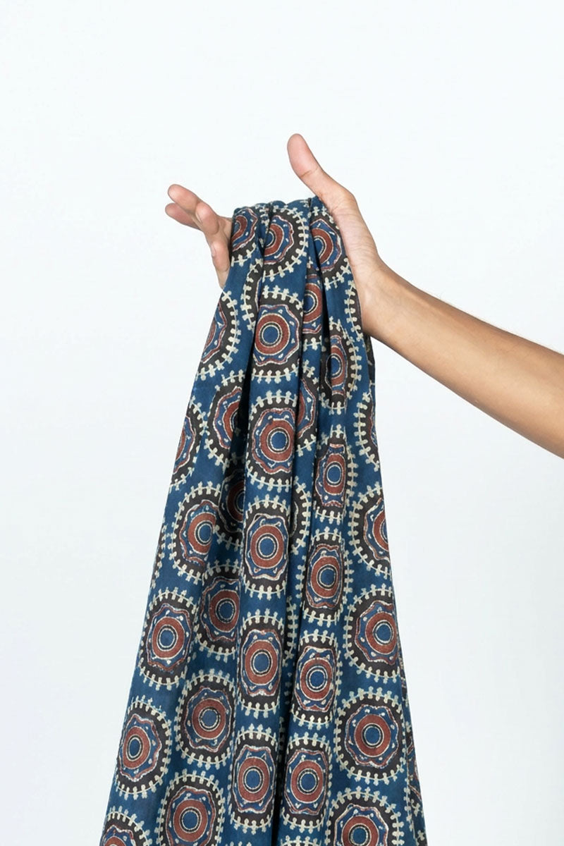 Cotton Fabric - Fara Indigo