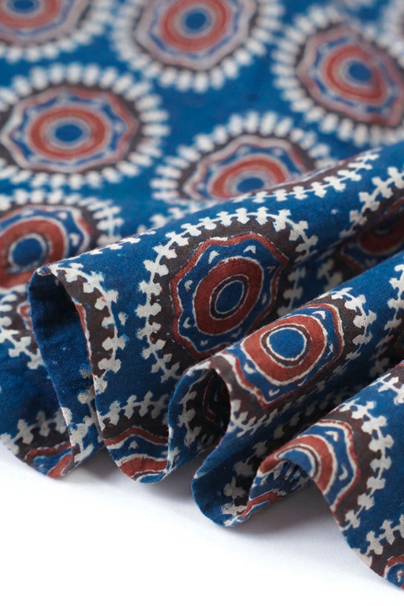 Cotton Fabric - Fara Indigo