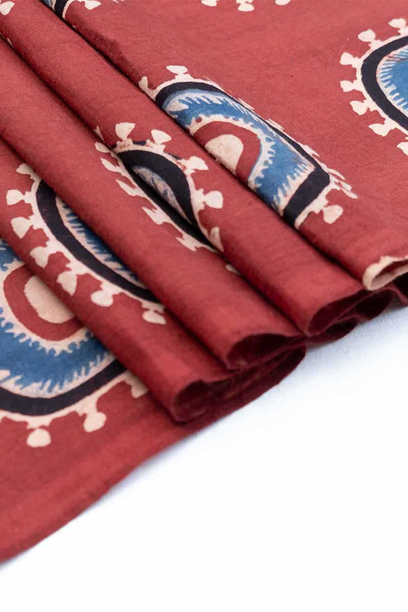 Cotton Fabric - Yuna Red