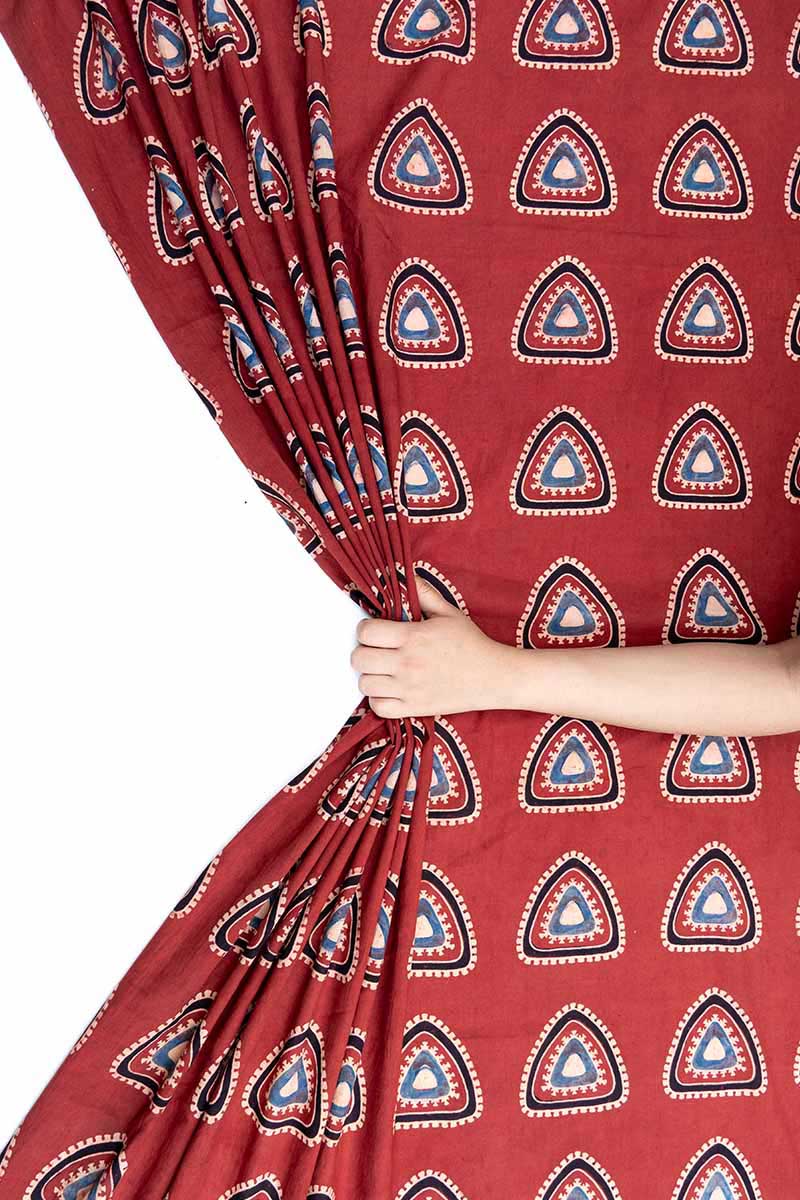 Cotton Fabric - Nami Red