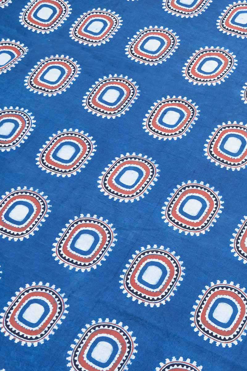 Cotton Fabric - Aki Indigo