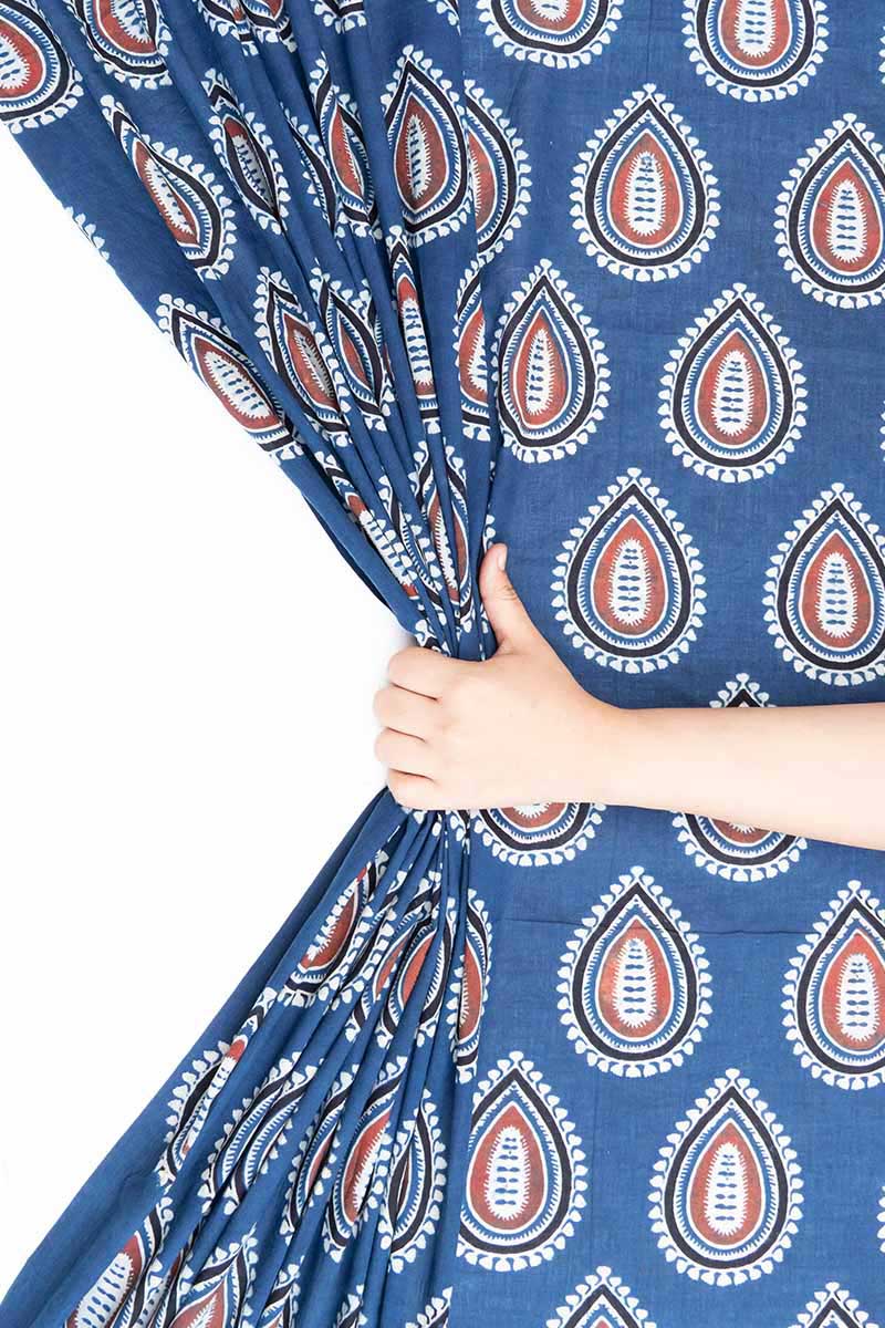 Cotton Fabric - Umi Indigo