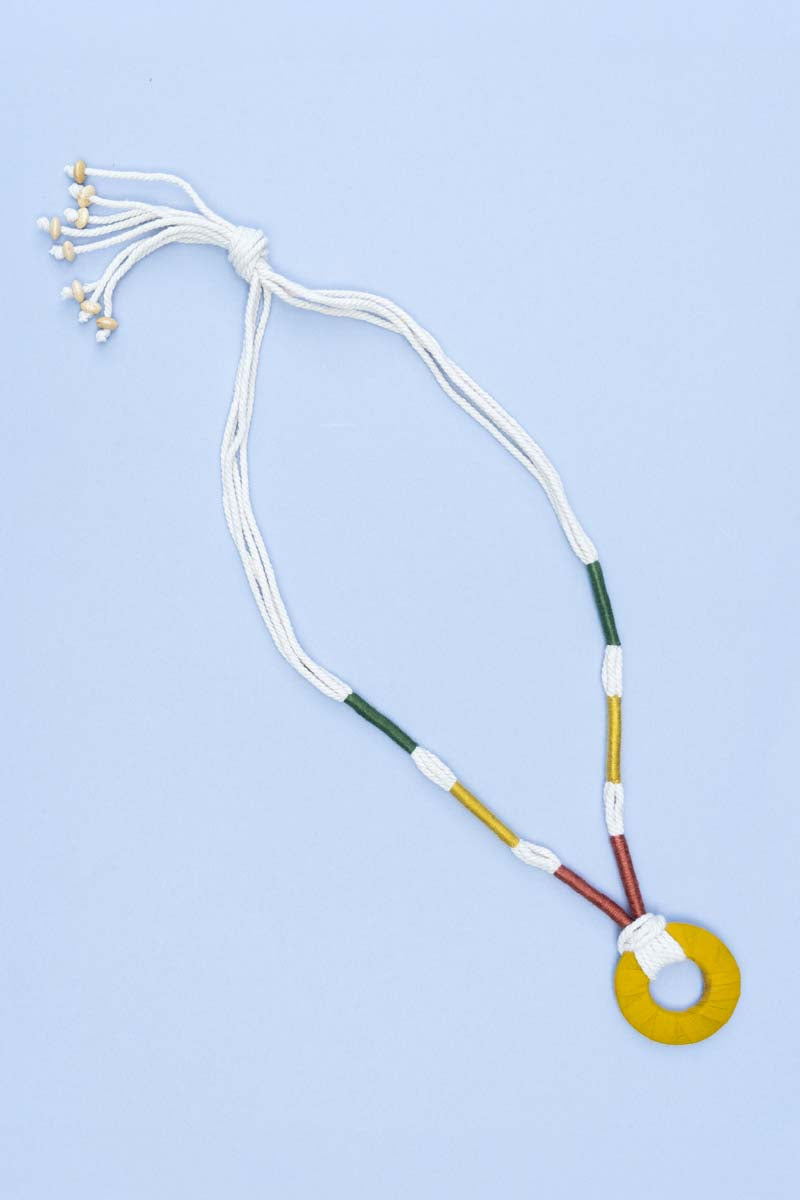 Pendant Necklace - Mustard