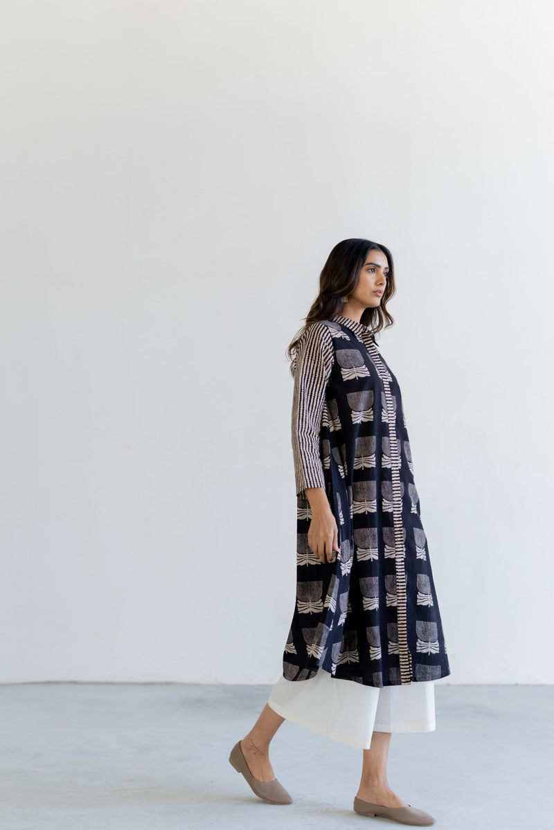 Luma Collared Kurta - Ovi