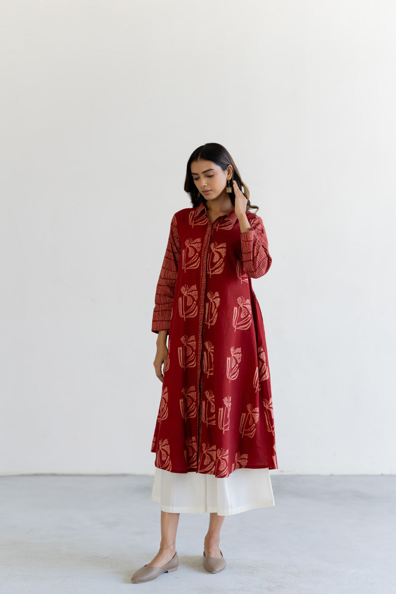 Luma Collared Kurta - Veya