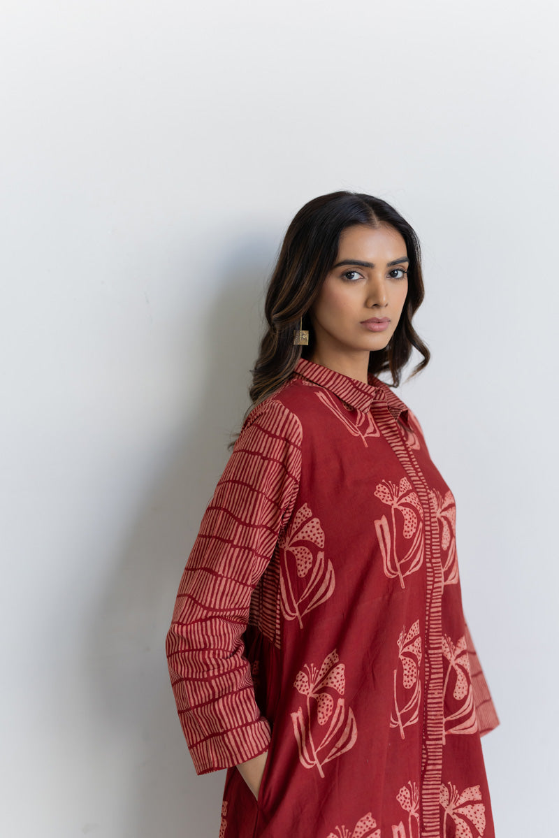 Luma Collared Kurta - Veya