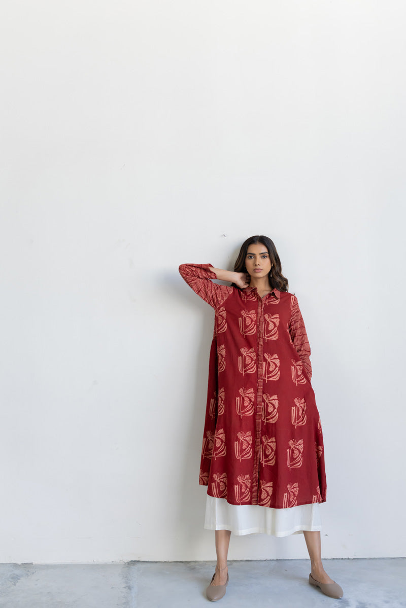 Luma Collared Kurta - Veya