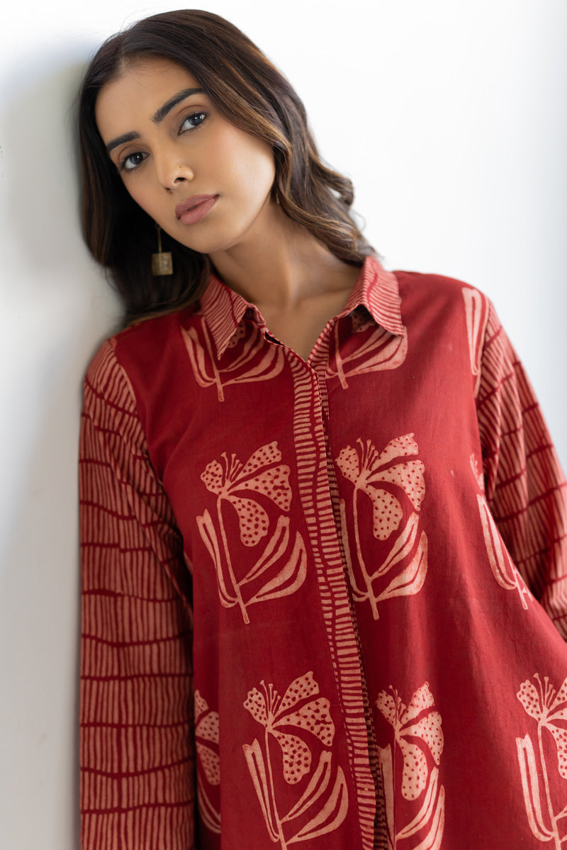 Luma Collared Kurta - Veya