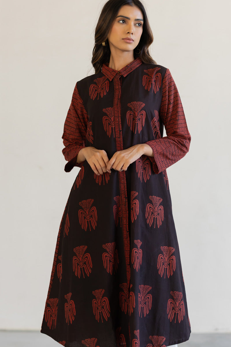 Luma Collared Kurta - Yana