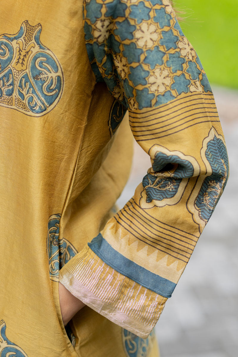 Chanderi Silk Classic Kurta Set of 2 - Parizaad