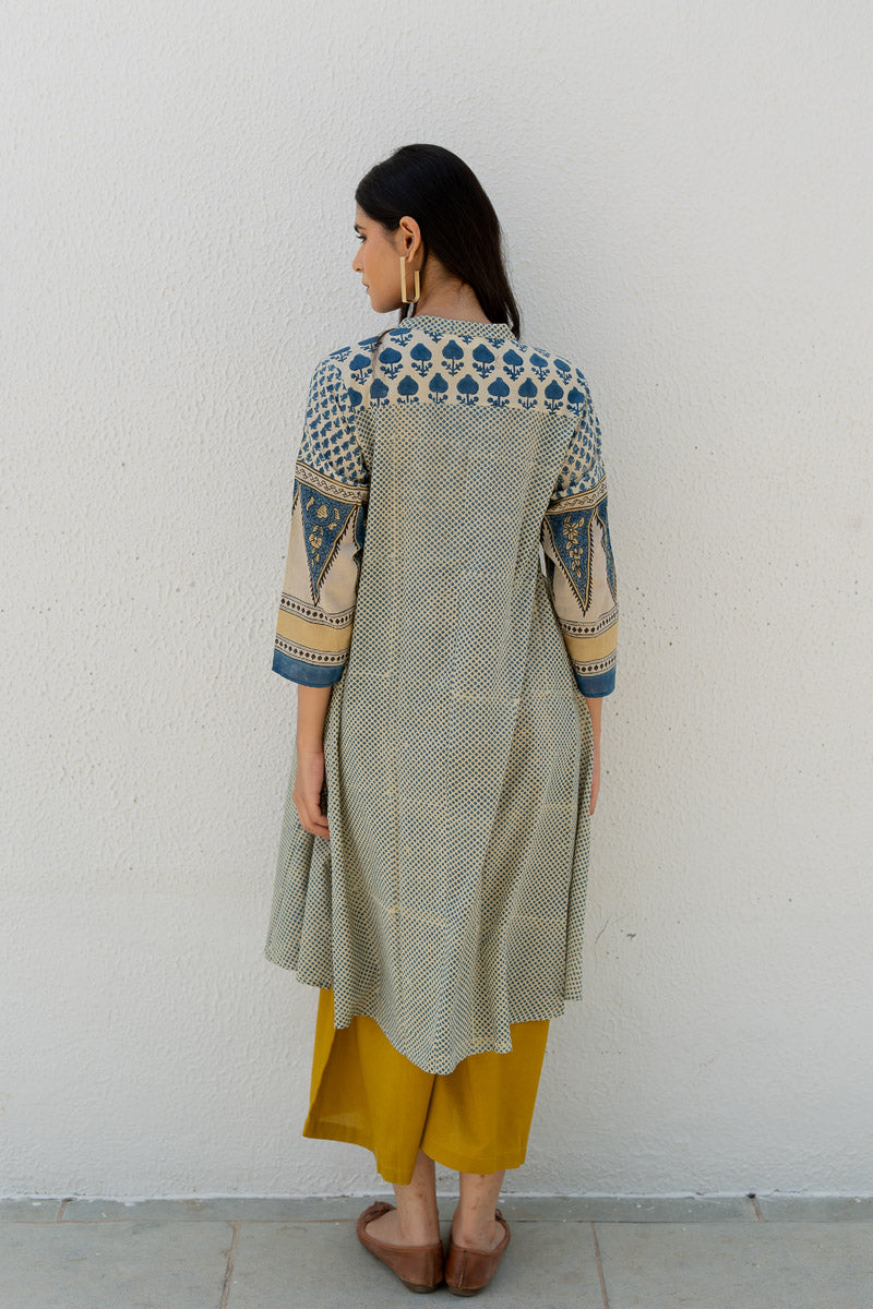 A-line Kurta - Ark Indigo