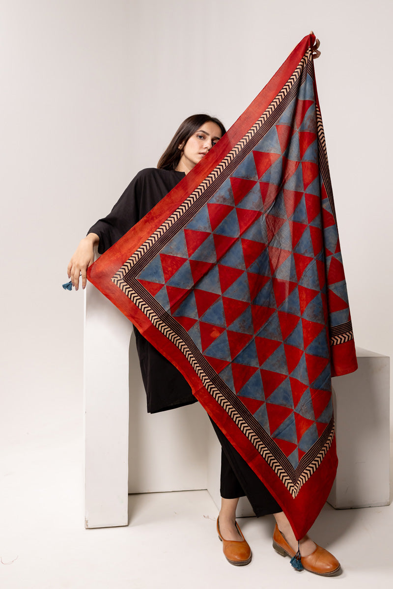 Cotton Scarf - Pyramid