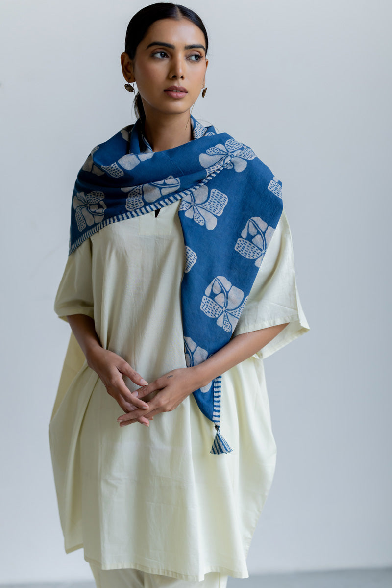 Cotton Scarf - Orah Indigo