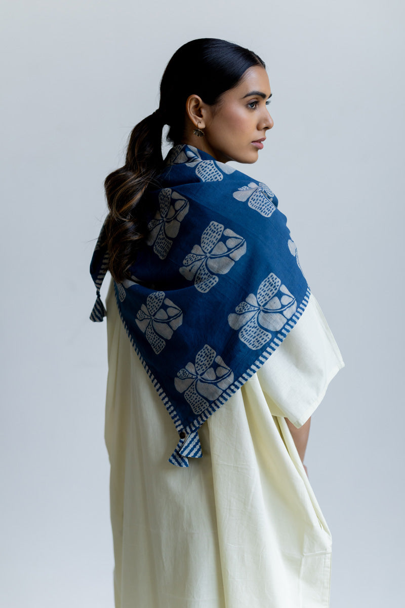 Cotton Scarf - Orah Indigo