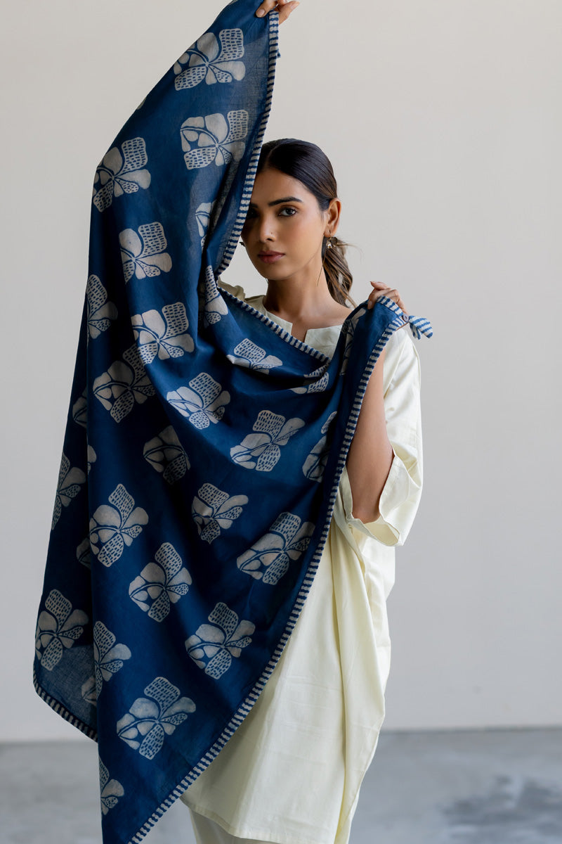 Cotton Scarf - Orah Indigo