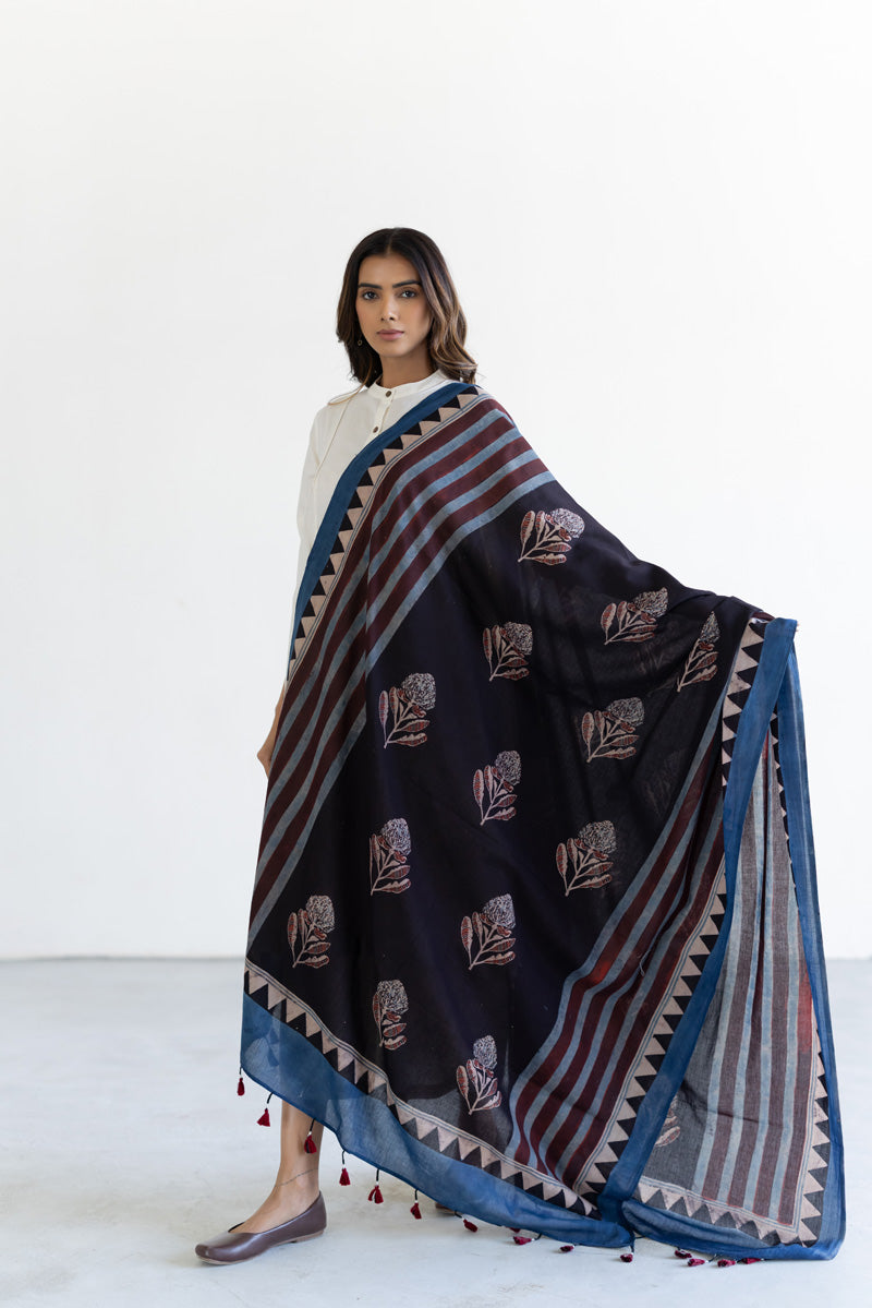 Cotton Dupatta - Zira