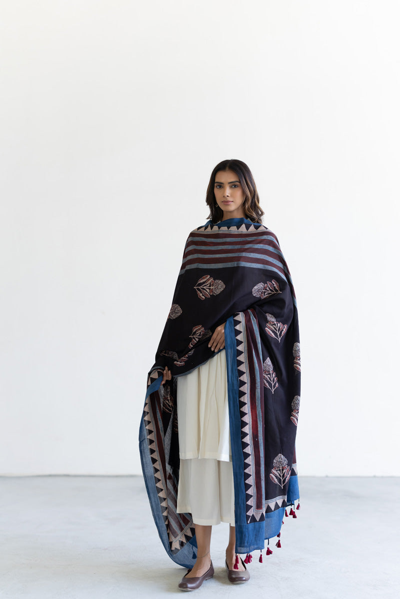 Cotton Dupatta - Zira