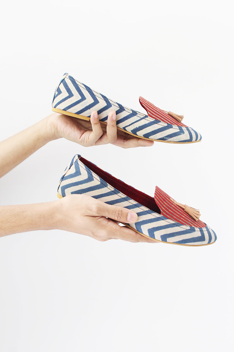 Loafers - Chevrons & Stripes