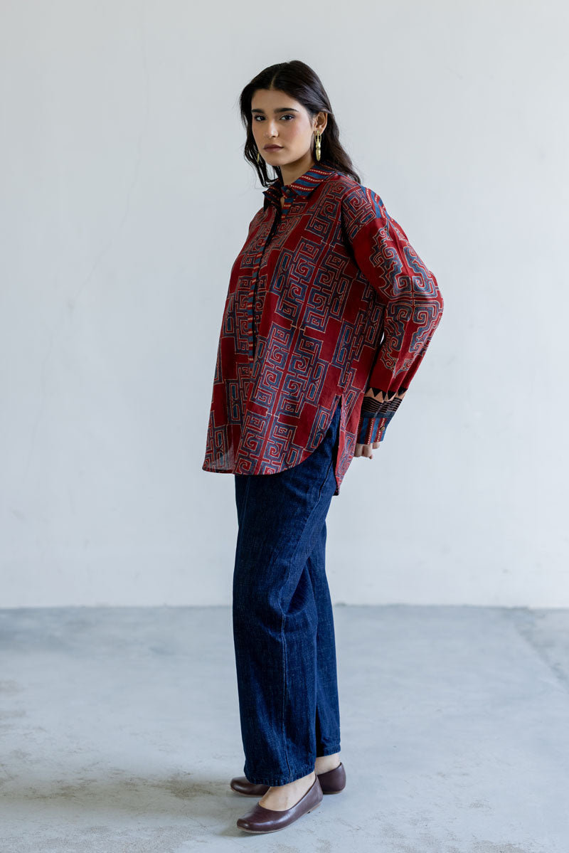 Go-to-shirt - Avani Red