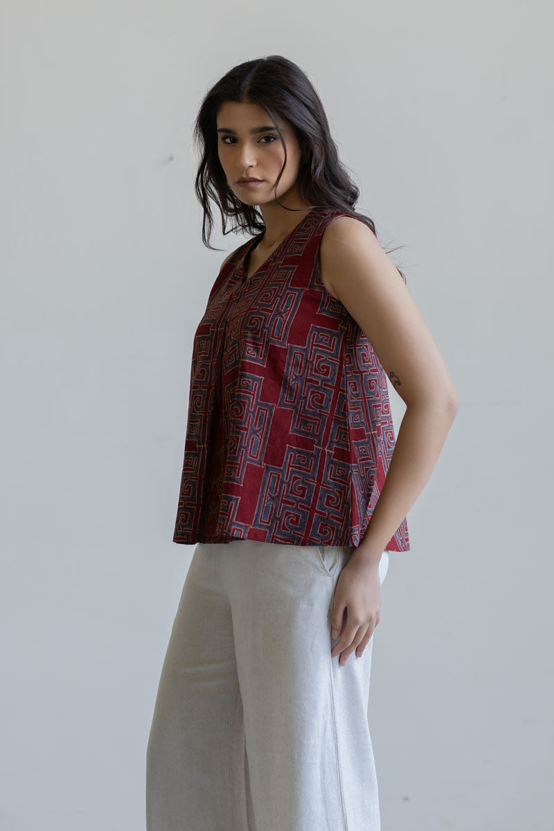 Tara Top - Avani Red