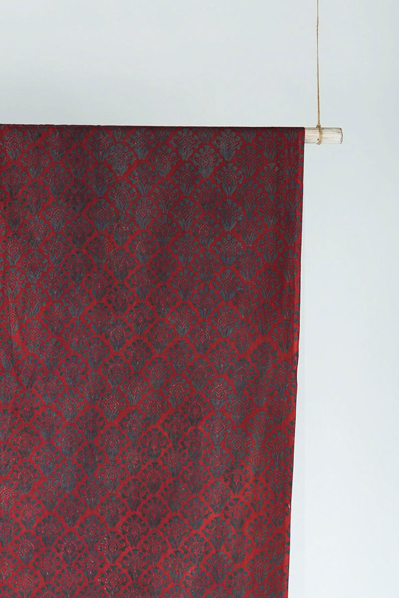 Cotton Fabric - Ilana Red & Indigo