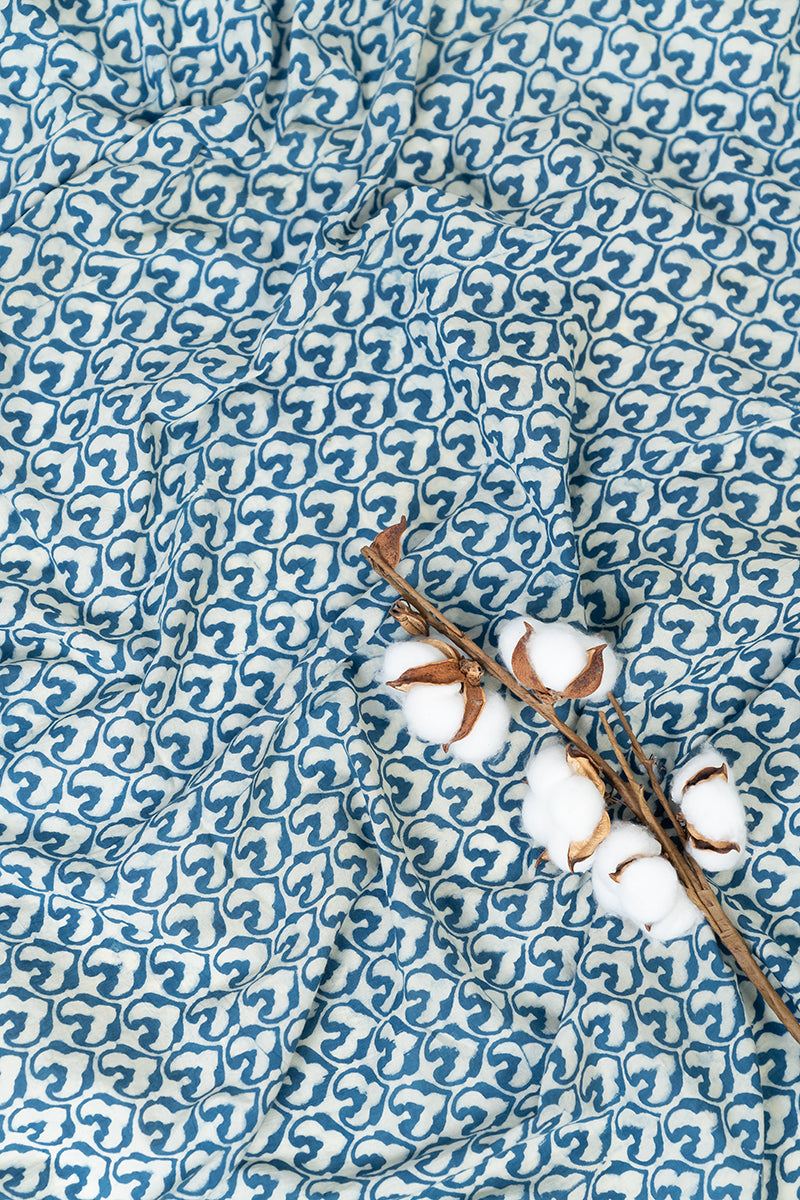 Cotton Fabric - Ziba Indigo