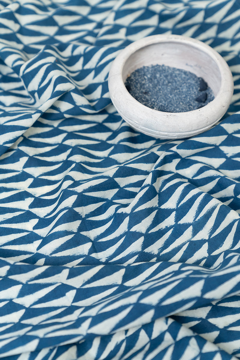 Cotton Fabric - Nishka Indigo