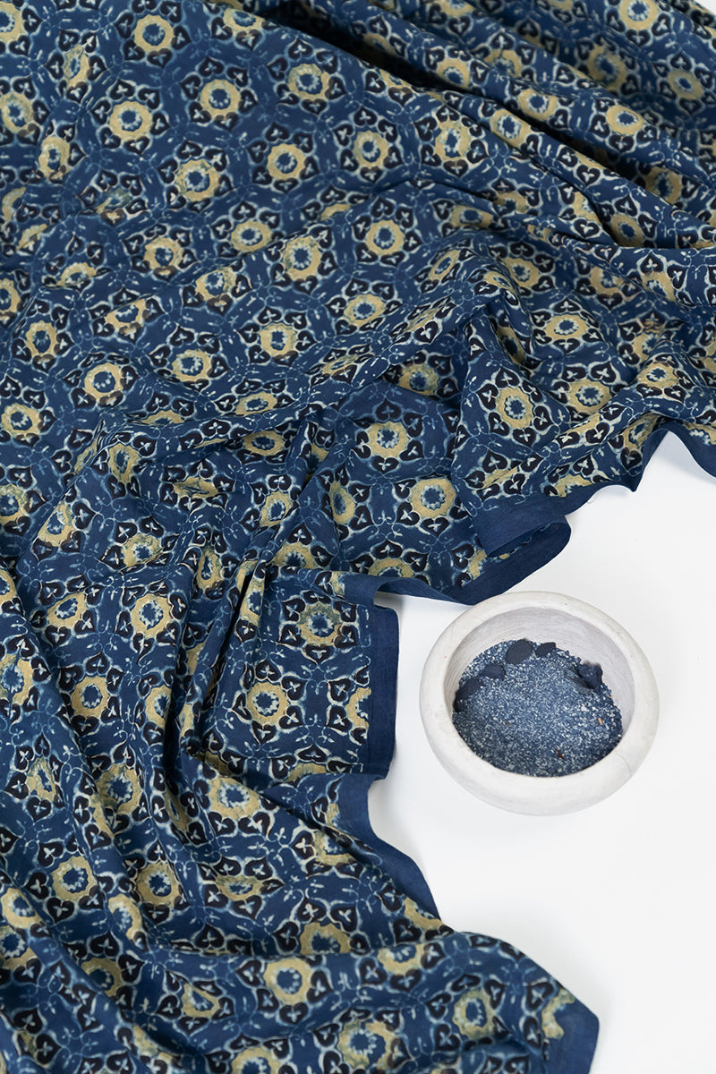 Cotton Fabric - Masara Indigo & Henna
