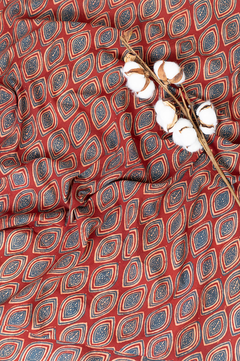 Cotton Fabric - Nakhali Red