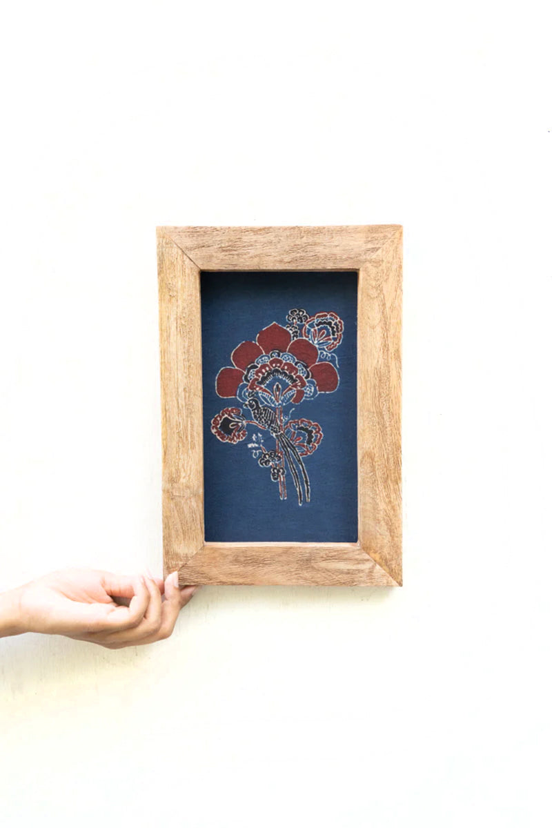 Wooden Frame with Floral Motif - 11