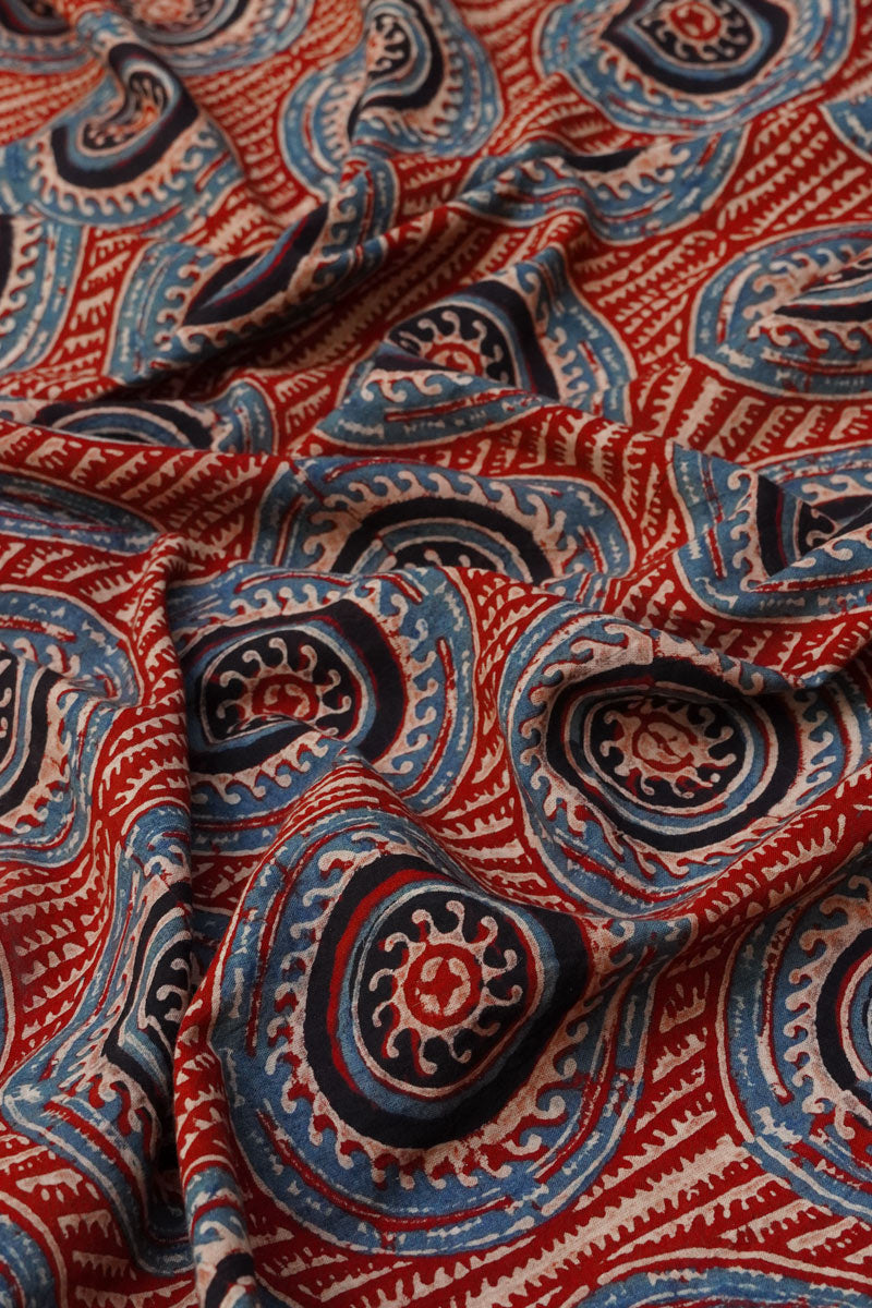 Cotton Fabric - Oran Red