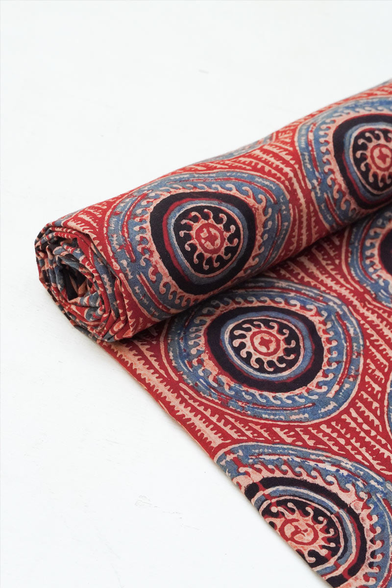 Cotton Fabric - Oran Red