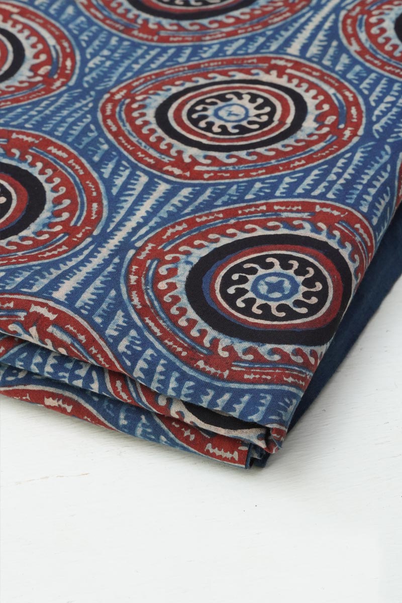 Cotton Fabric - Oran Indigo